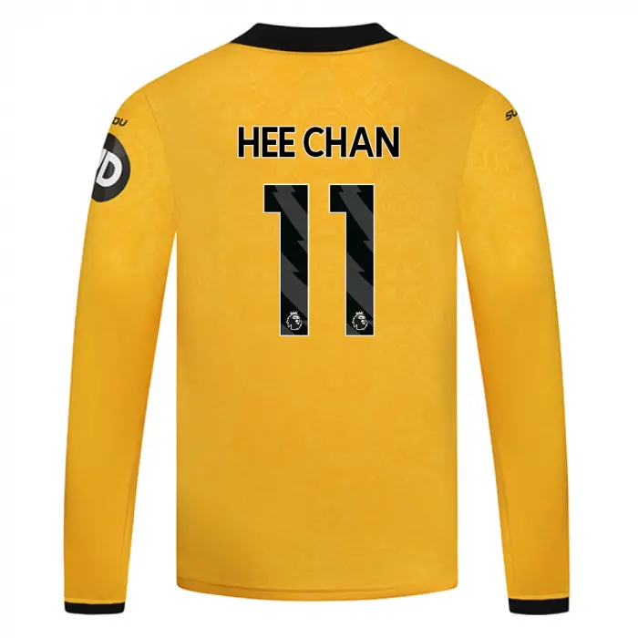 Wolverhampton Wanderers Store | Shop Official 2025-26 Wolves Home Shirt – LS – Junior HEE CHAN 11 Wolves Gear